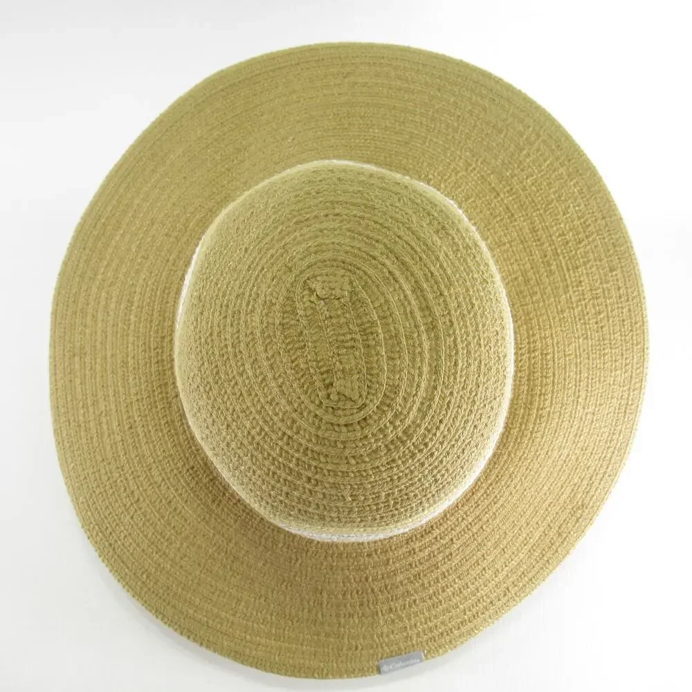 Columbia Sun Hat Women One Size Large Summer Shade Pastel Striped Dome